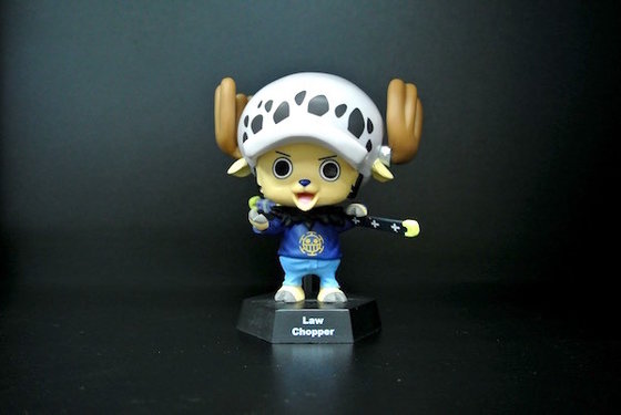China Grey Color Japanese Cartoon Figures , Mini Plastic Toys For Children supplier