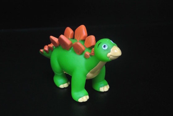 China Small Green Vinyl Mini Dinosaurs , Mini Dinosaur Figures PVC Material supplier