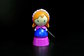Frozen Princess Plastic Toy Figures With Disney Logo Blue / Pink Color supplier