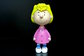 Lovely Sally Girl Small Plastic Figures With Yellow Hair Customized Material supplier