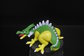 Green Yellow Color Japanese Anime Figures Dragon Shape With A Base supplier