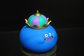 Blue Color Small Anime Figures , Anime Character Figures Crown Shaped supplier