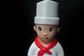 5 Inch Cake Baker Mini Vinyl Figures , Vinyl Collectible Toys White Color supplier