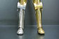 Gold C3PO Robot Star Wars Characters Toys His Eyes Can Give Out Light supplier