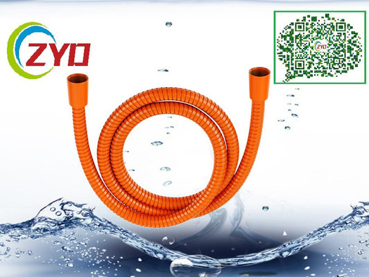 China Orange Painted Toilet Spray Hose 1Mpa Pressure Stainless Steel Material supplier