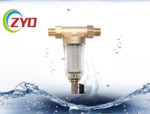 China Brass Forging Body Stainless Steel Filter Health Front Water Pipe Filter Purifier system supplier