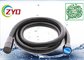 Black Color Painting Toilet Bathroom Shower Hose With Wall Bracket And 1/2&quot;-3/4&quot; Converted Screw supplier
