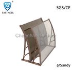Easy To Install Anti Typhoon PC Solid Awnings Sunshading for Outdoor