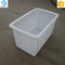 Rectangular chemical resistance durable plastic open top water storage container cattle trough