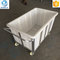 500litre commercial plastic laundry trolley carts with wheels for line