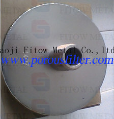 China High-precision T1 Titanium Sintered Porous Disc Filter 2016 sale supplier