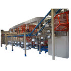 Cyclone system Powder Coating Plant With Automatic Surface Pre-treatment System