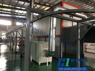 Semi-automatic powder painting machine coating production line for metal parts