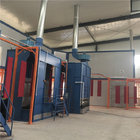 mini set manual spraying small powder coating line with booth oven in China