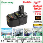 18v 3000mAh Electric tool battery Replacement Lithium Battery for Ryobi P104 Electric tool