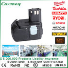Brand new electric tool battery for Hitachi BCL1815 EBM 1830 portable tool replacement battery