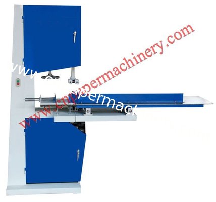 Toilet roll band saw cutter for tissue paper converting machinery