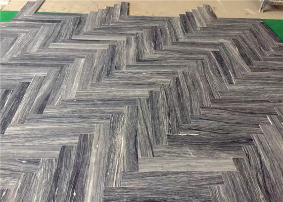 China Hilton Grey Herringbone Natural Stone Mosaic Tile 2&quot; X 8&quot; With Loose Packing supplier