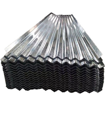China Big Spangle Corrugated Galvanized Steel Sheet For Gymnasium / Warehouse supplier