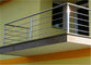 Commercial House Balcony Fence Stainless Steel 316/304 Solid Rod Railing