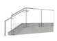 Porch railing system stainless steel standoff railing outdoor glass balustrade