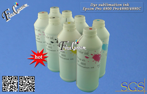 China Dye Sublimation Inks For Epson Pro 4800 Printer Heat Transfet Printing Ink supplier