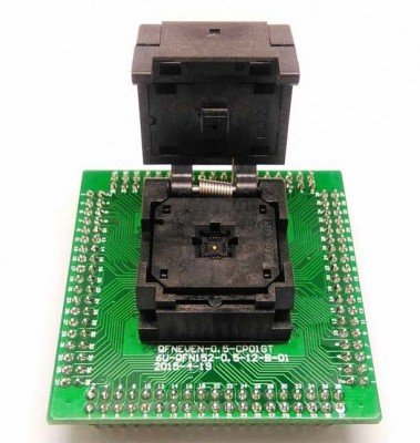 China programmer adapter QFN24 Programming adapter 4*4 0.5mm QFN24 IC test socket supplier