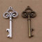 Die casting antique mouse head key shape beer bottle opener key ring, innovative wedding favor, bronze / copper coatin supplier
