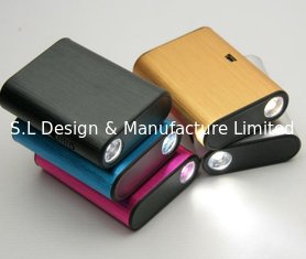 China 11000mah portable power bank with led display battery + lighting + 2 charging interface supplier