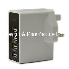 China usb power adapter with four usb power ports supplier