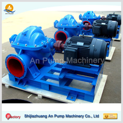 China heavy salted high capacity centrifugal split case water pump supplier