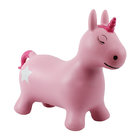 lovely unicorn hores inflatable animal toy with pentagram and long eyelashes for girls jumping