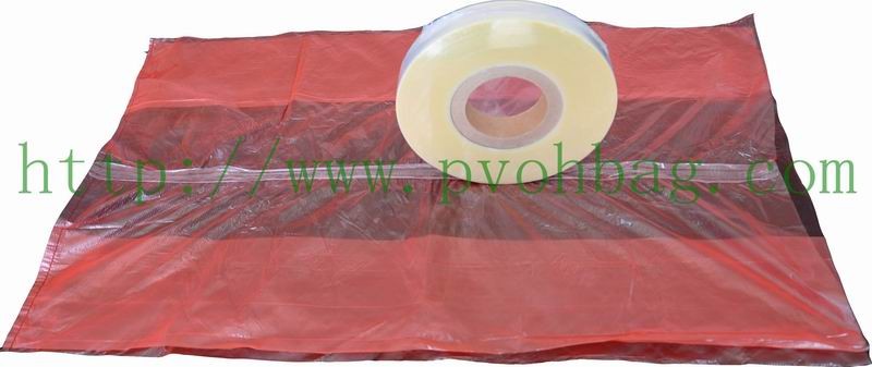 PE soluble strip laundry sack with strip  Solu-Seam Water Soluble Seam laundry bags LAUNDRY BAG WITH SOLUBLE STRIP