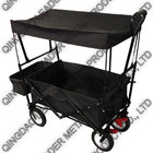 China Manufacturer of Folding Wagon with Canopy & Back Bag  - TC1011WD TBS