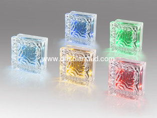 China Best Service Waterproof Glass Led Solar Brick Paver Light Led Solar Ice Brick Light supplier