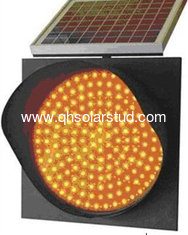 China Lower Price Solar Energy Traffic Warning Yellow Lamp for Road Safety supplier