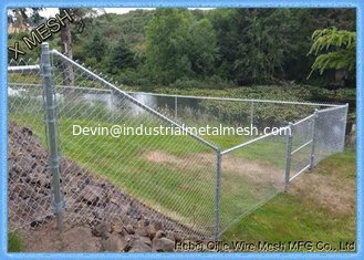 China 5-ft x 50-ft Galvanized Steel Chain-Link Fence Fabric for rural fencing supplier