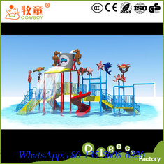 China Children Water Play Equipment Fiberglass Material Kids Water Park , Funny Water Play Area supplier