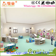 China High quality and Luxury International Preschool Kindergarten Reading Room Library Furniture Sets supplier