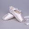 Colorful customized satin dance ballet pointe shoes with child and adult size supplier