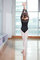 Adult three-quarter sleeve lace split joint ballet dance leotard supplier
