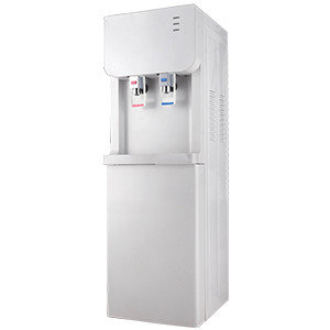 China R600a Danfu Compressor Free-standing Water Cooler Water Dispenser With Fridge supplier