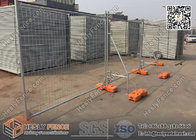 Temporary Fence Panel with Plastic Feet | 42μm Gal. | 2.1X2.4m
