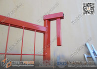 6ft*9.5ft Portable Temporary  Fencing Panels with highly visible powder coat RED color