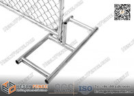8 'x 10 ' hot dipped galvanized chain link temporary construction fence panels 2⅜"x2⅜ 60mm x 60mm mesh x 2.7mm diameter