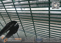 12.7mmX76.2mm anti-climb 358 Anti-climb Fence with vertical flat bar | 4.0mm Hot Dipped Galvanised Carbon Steel