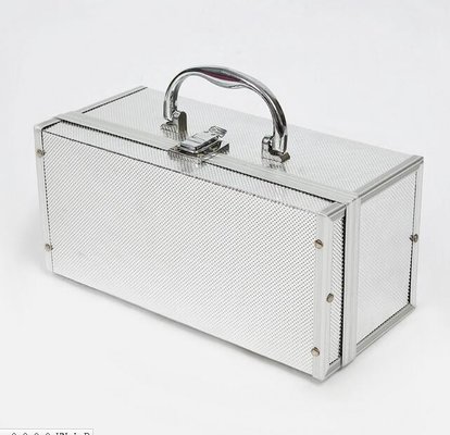 Elegant carrying storage aluminum case for hookah and shisha