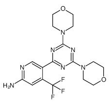 China 5-(4,6-dimorpholino-1,3,5-triazin-2-yl)-4-(trifluoromethyl)pyridin-2-amine;CAS:1225037-39-7(sandra19890713@gmail.com) supplier