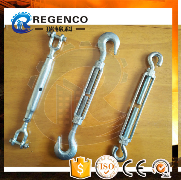 High Quality Carbon Steel Drop Forged Galvanized US Type Din1480 Turnbuckle