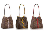 Replica Handbags,Louis Vuitton Luxury Monogram Canvas and Leather Handbag Neonoe